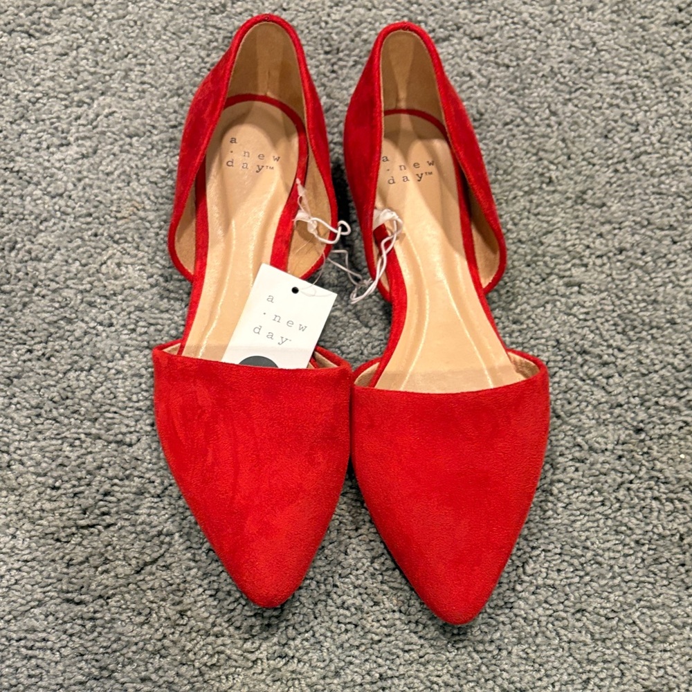A New Day Women's Bold Red Loafers